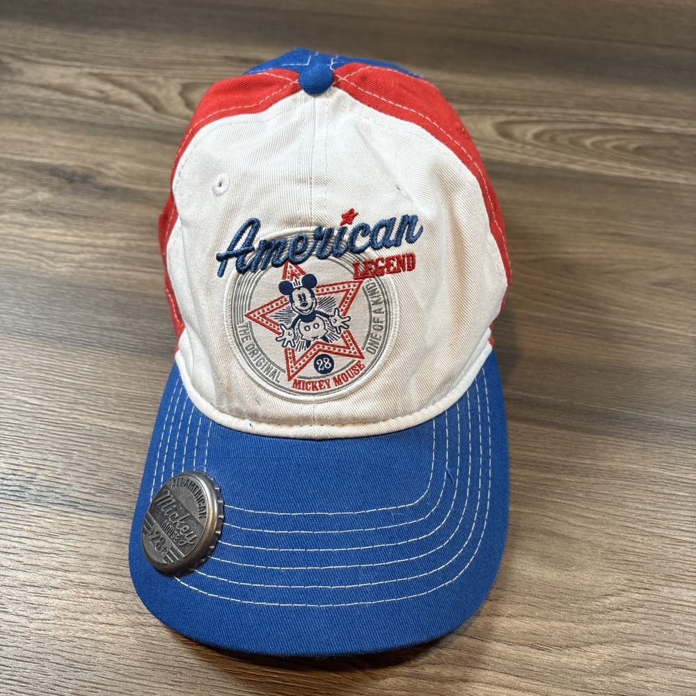 Disney Parks American Legend Mickey Mouse Hat Adjustable - Picture 2 of 5